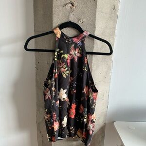 FARM Rio Floral Halter Neck Women's Top XS